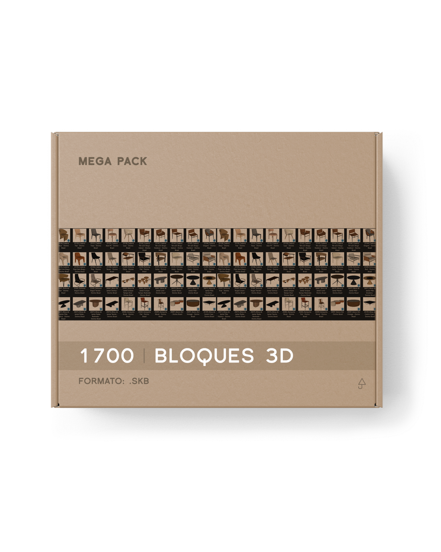 Pack de bloques 3D de la Biblioteca Carletto